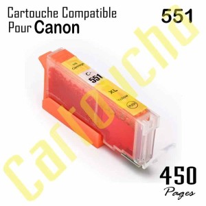 Cartouche Encre Compatible Pour Canon CLI551Y