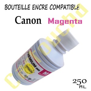 Bouteille Encre Compatible Magenta de 250ML Pour Canon