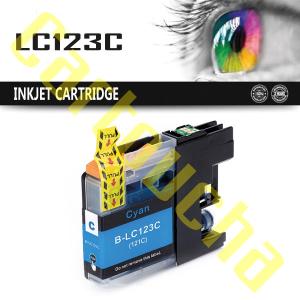 Cartouche Compatible Cyan Pour Brother LC123C